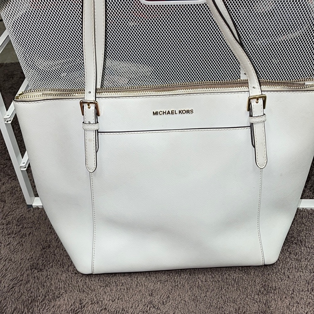 Michael Kors White Tote